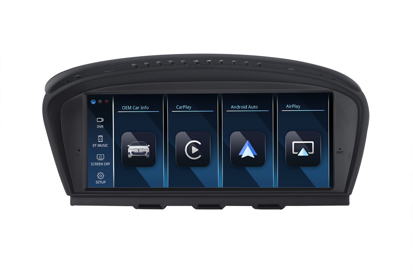 Linux screen installed in BMW 5 Series E60