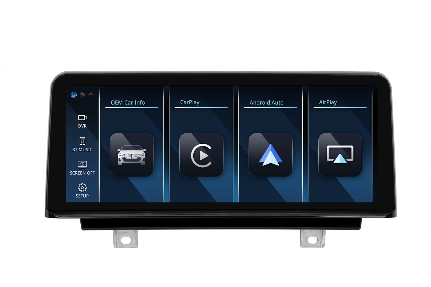 Linux screen installed in BMW 3 Series F30