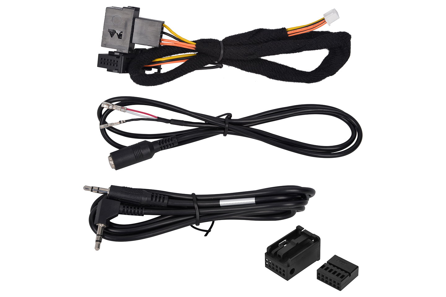 Harness, AUX lead and connector housings supplied with the activator