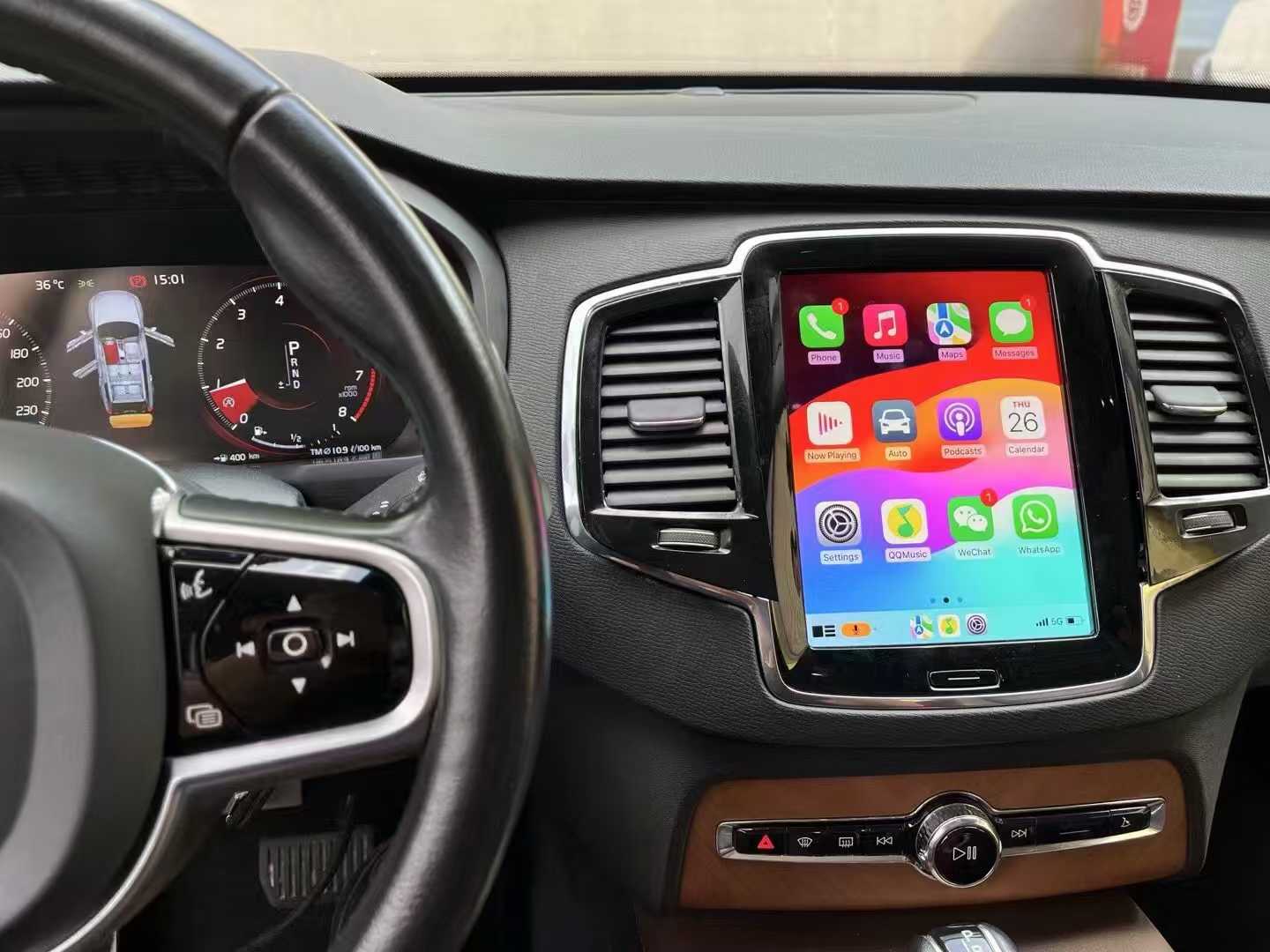 CarPlay interface for Volvo Sensus Connect
